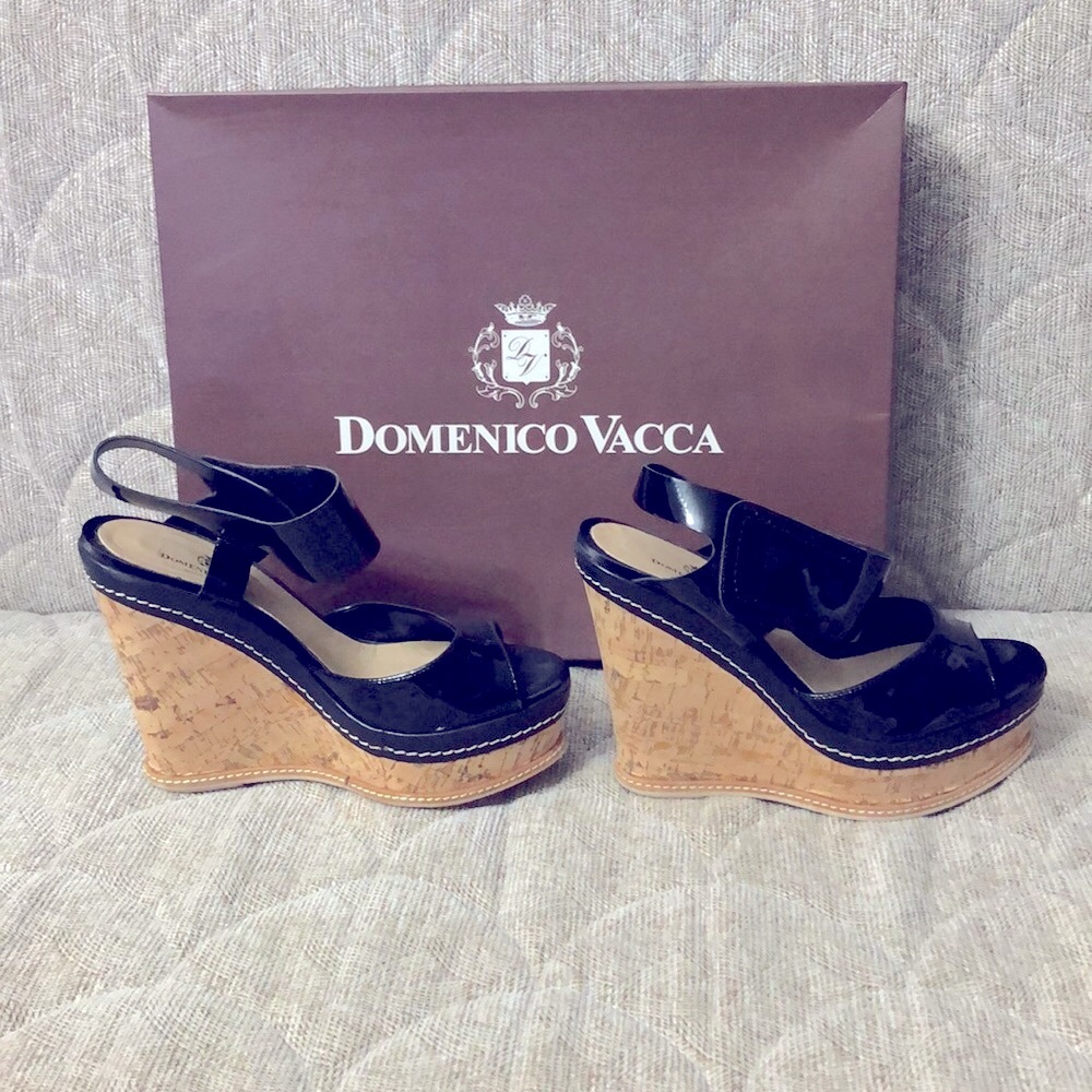 DOMENICO VACCA PLATFORM SANDALS SIZE 39